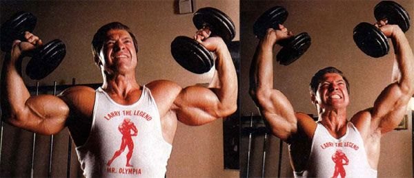 Жим Ларри Скотта – нестандартное упражнение для огромных плеч